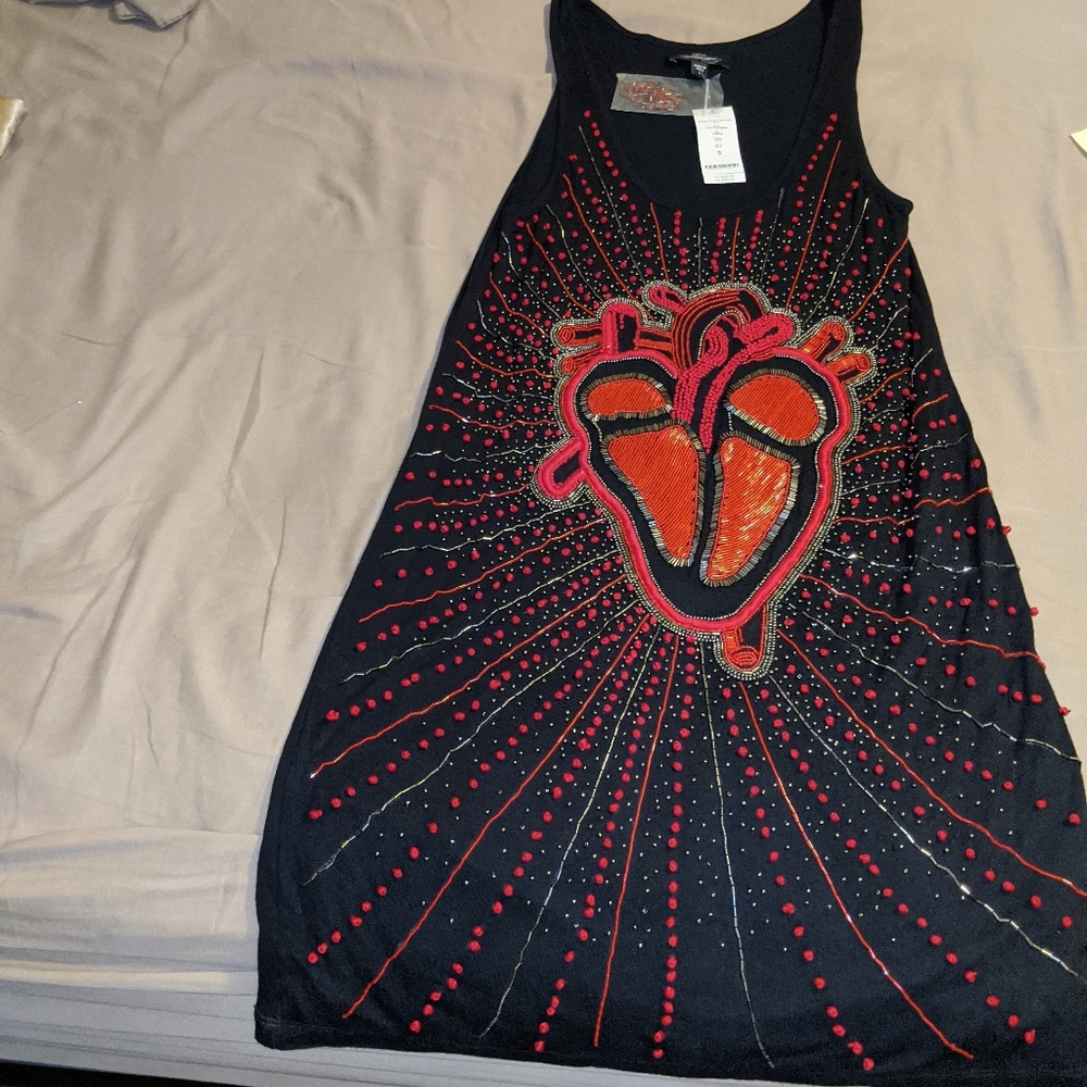 New Bebe Addiction beaded dress